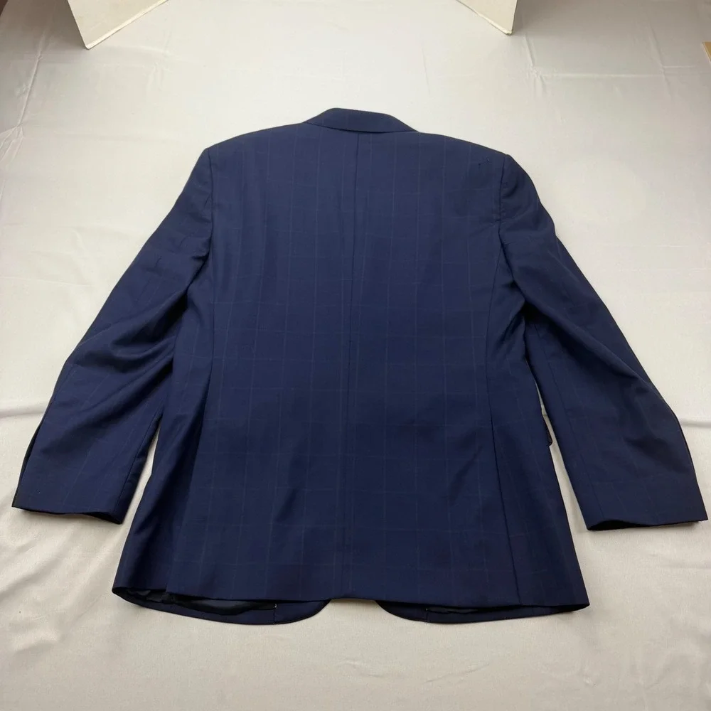 Jos. A. Bank Suit Jacket Mens 40R Navy Blue Reserve Reda Super‎ 130s Wool Blazer